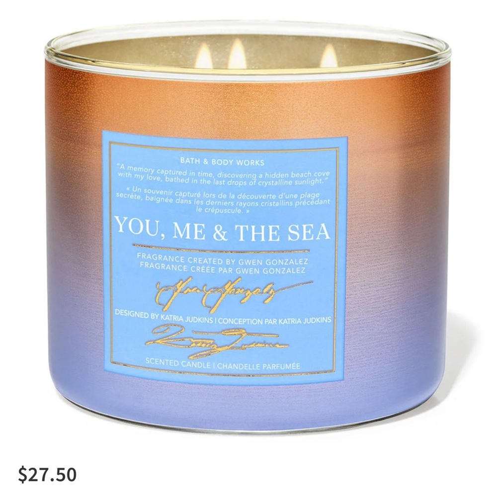 New Bath & body works 3-wick candle